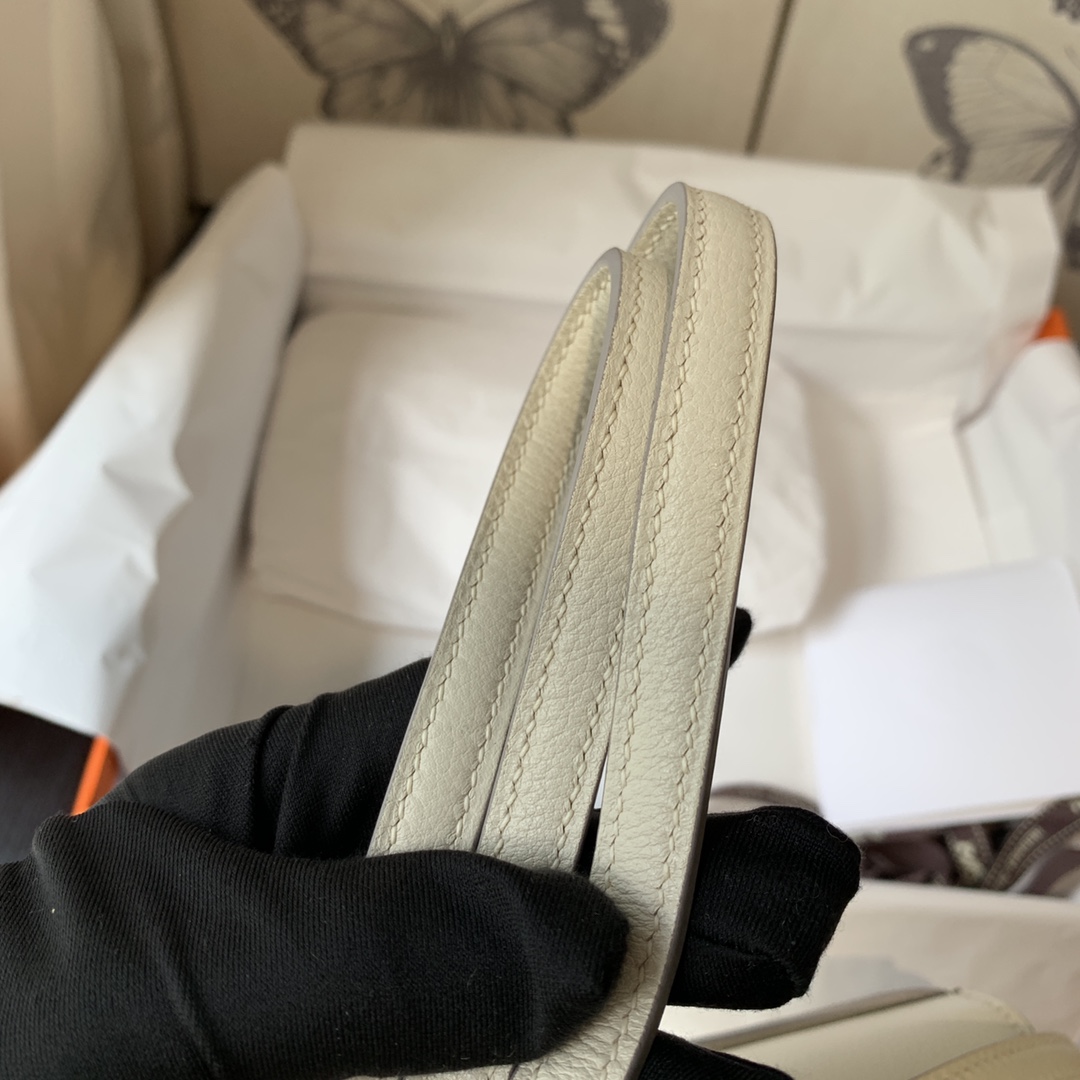 에르메스 룰리스18 나타 화이트 은장 에버컬러